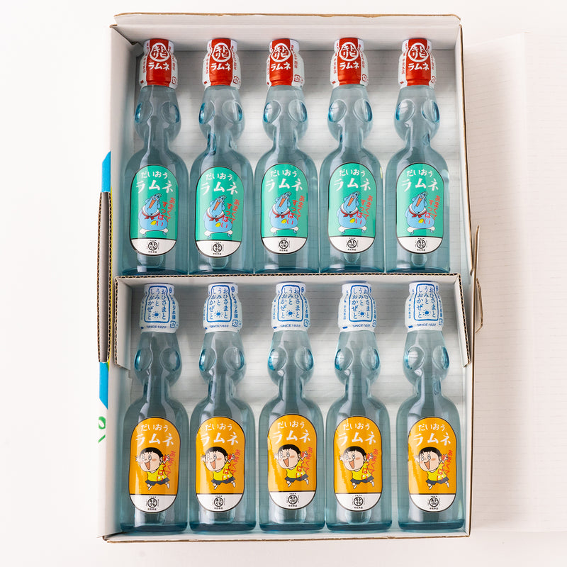 だいおうラムネのえほんセット – トビキリ 創業大正14年 手作りの飲料