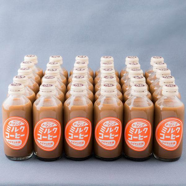 ミルクコーヒー 30本セット懐かしいレトロ飲料 – トビキリ 創業大正14